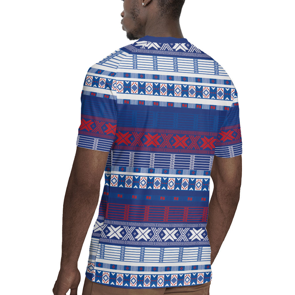 Pano De Terra Motifs Cabo Verde Rugby Jersey Flag Color