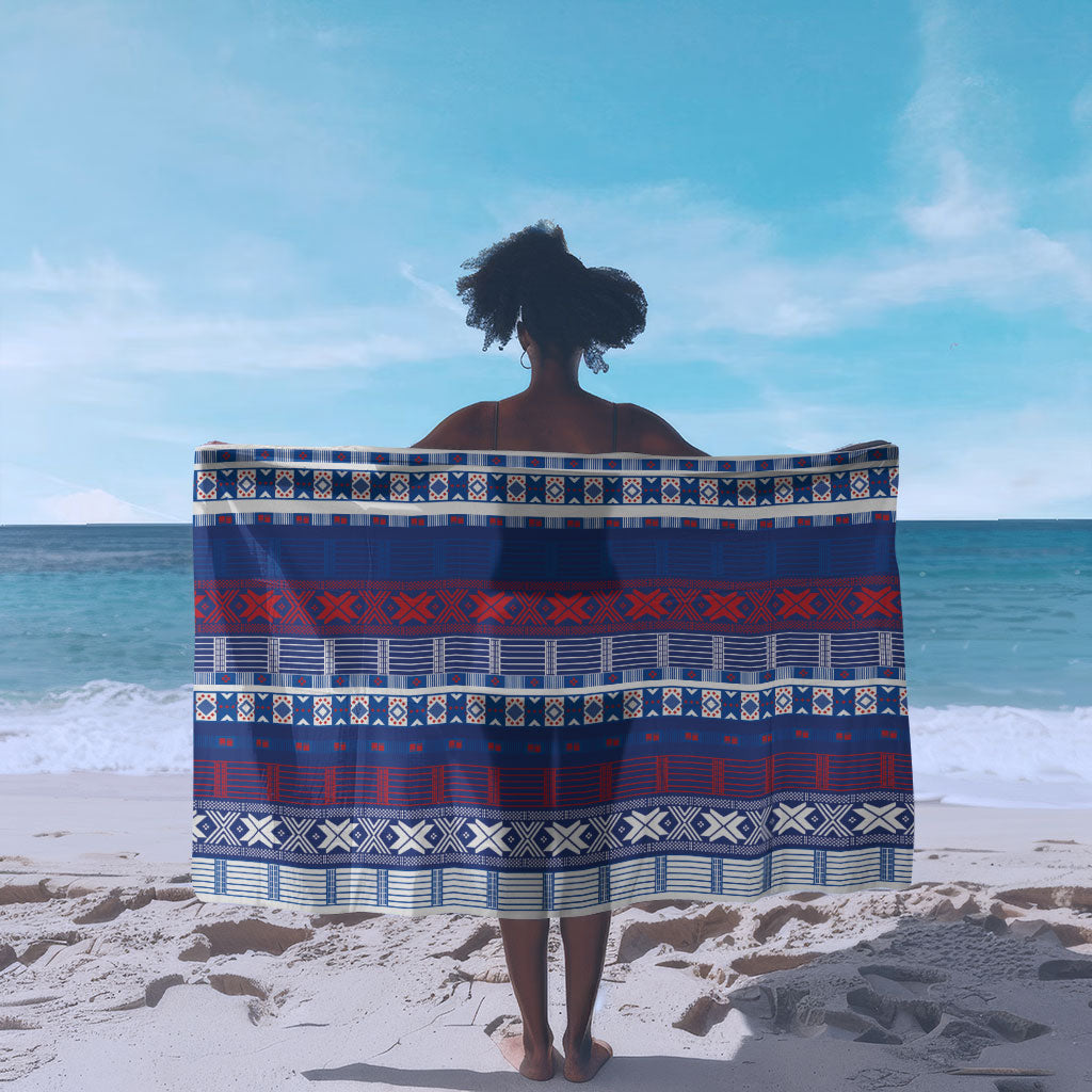 Pano De Terra Motifs Cabo Verde Sarong Flag Color