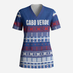 Pano De Terra Motifs Cabo Verde Scrub Top Flag Color
