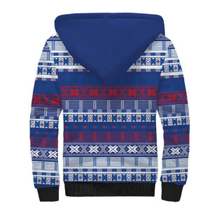 Pano De Terra Motifs Cabo Verde Sherpa Hoodie Flag Color