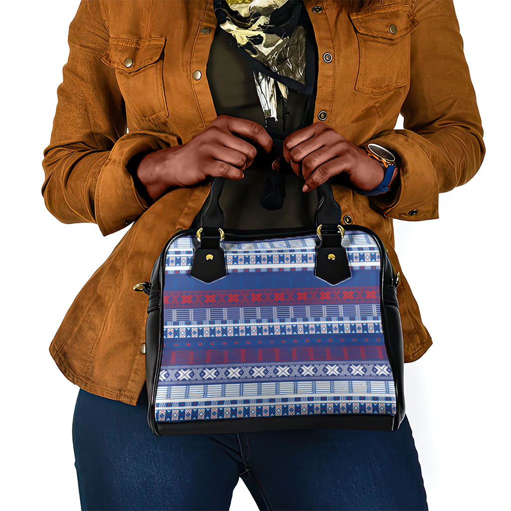 Pano De Terra Motifs Cabo Verde Shoulder Handbag Flag Color