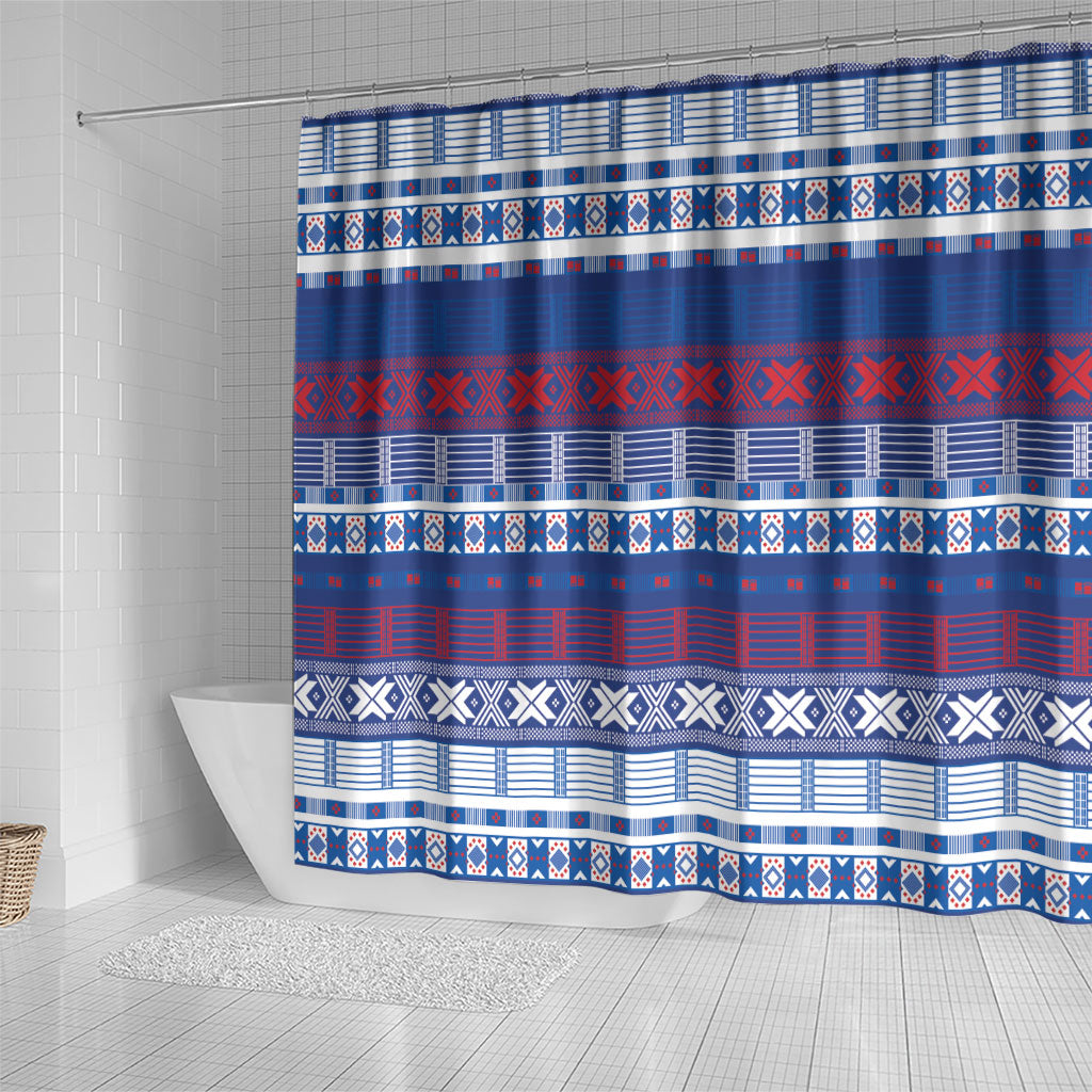 Pano De Terra Motifs Cabo Verde Shower Curtain Flag Color