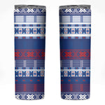 Pano De Terra Motifs Cabo Verde Skinny Tumbler Flag Color