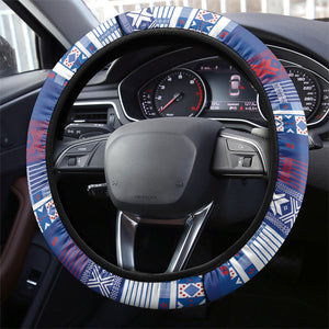 Pano De Terra Motifs Cabo Verde Steering Wheel Cover Flag Color