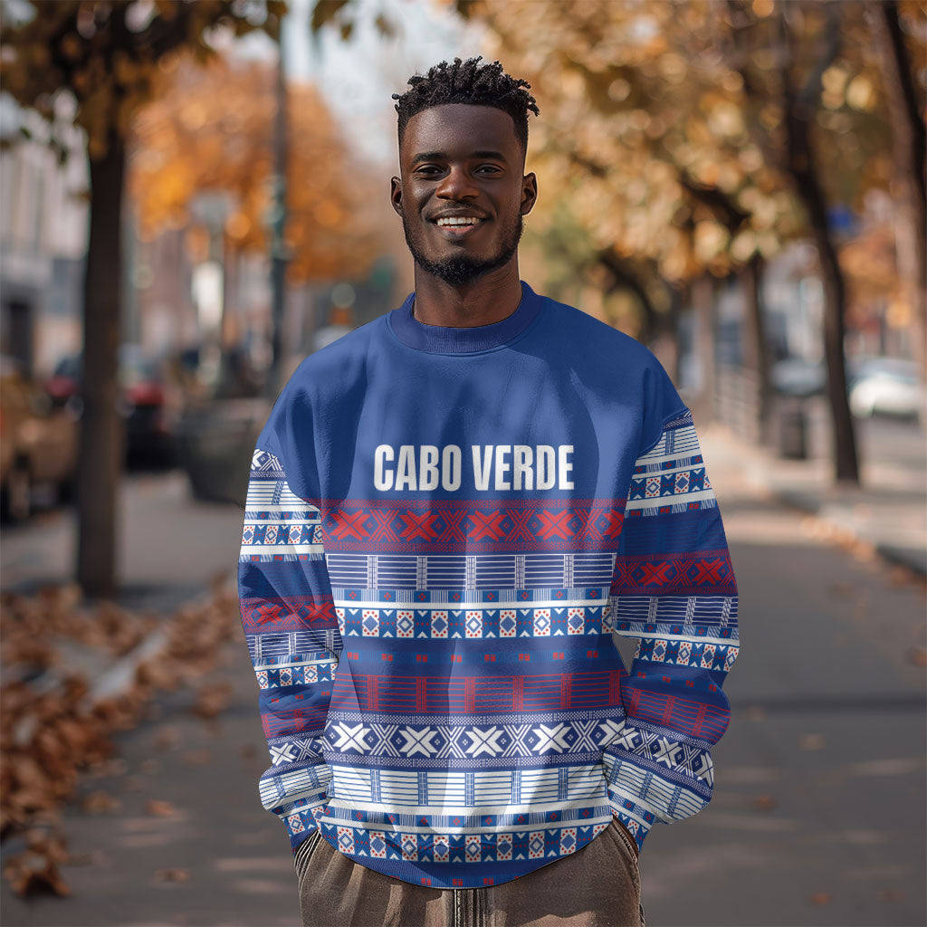 Pano De Terra Motifs Cabo Verde Sweatshirt Flag Color