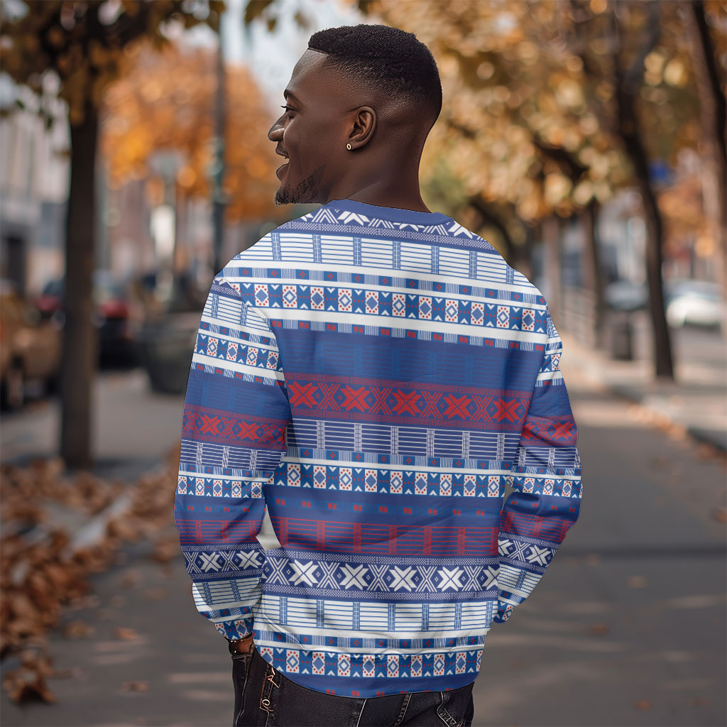 Pano De Terra Motifs Cabo Verde Sweatshirt Flag Color