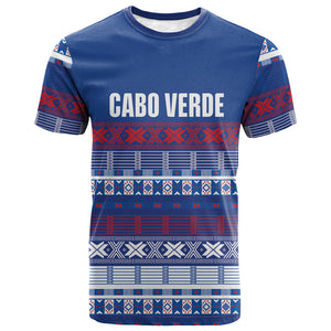 Pano De Terra Motifs Cabo Verde T shirt Flag Color