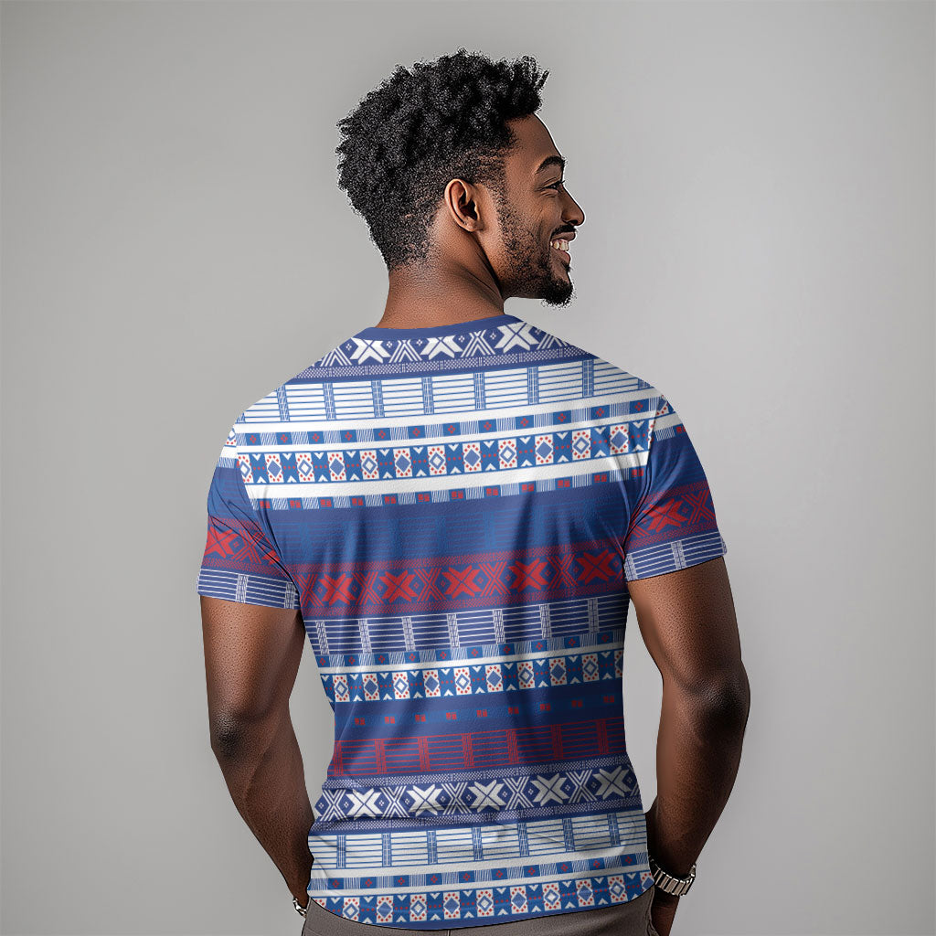 Pano De Terra Motifs Cabo Verde T shirt Flag Color