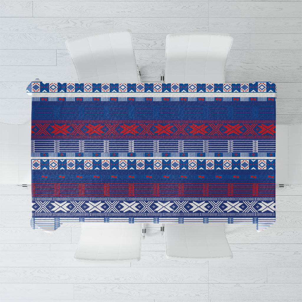 Pano De Terra Motifs Cabo Verde Tablecloth Flag Color