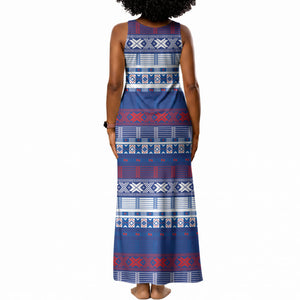 Pano De Terra Motifs Cabo Verde Tank Maxi Dress Flag Color