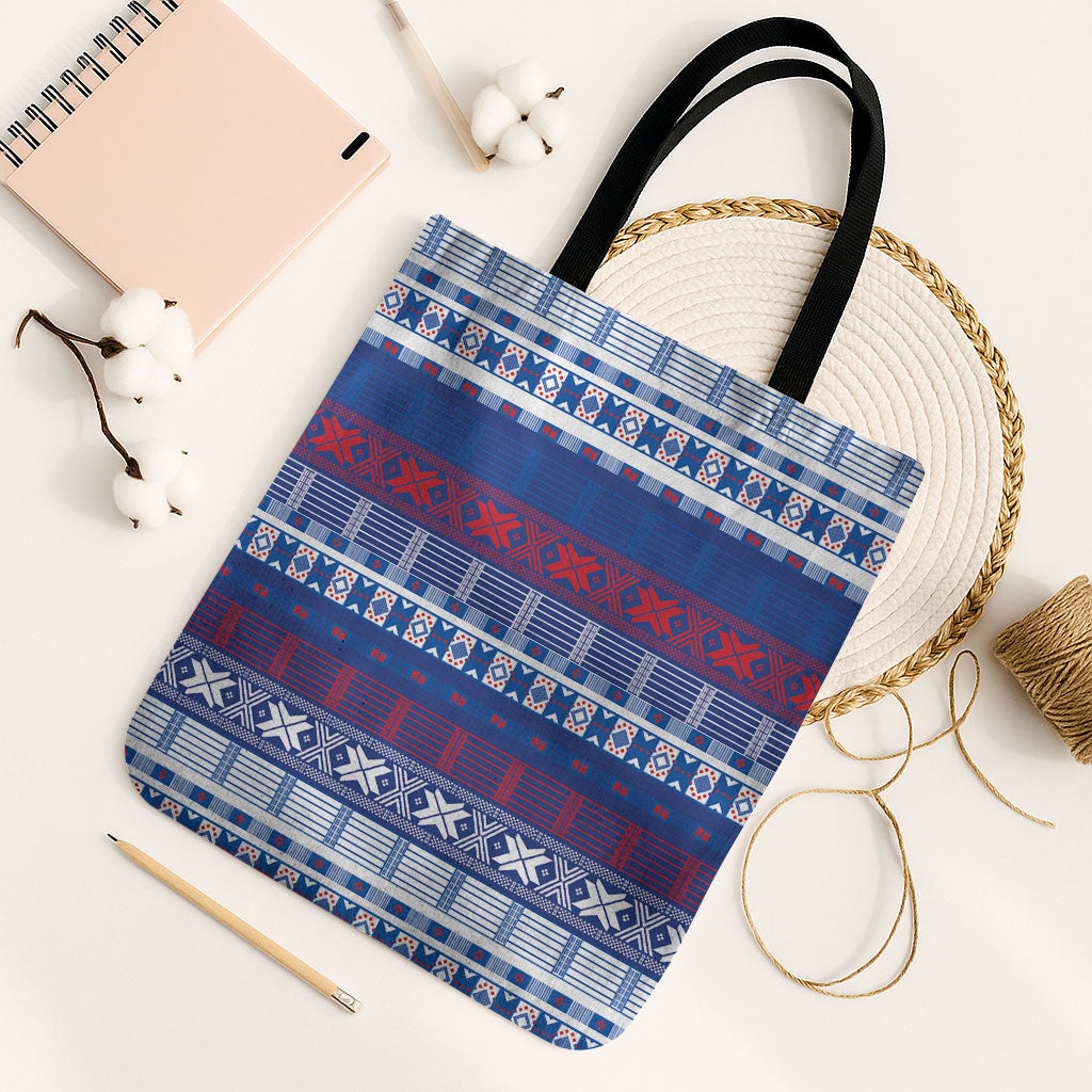 Pano De Terra Motifs Cabo Verde Tote Bag Flag Color