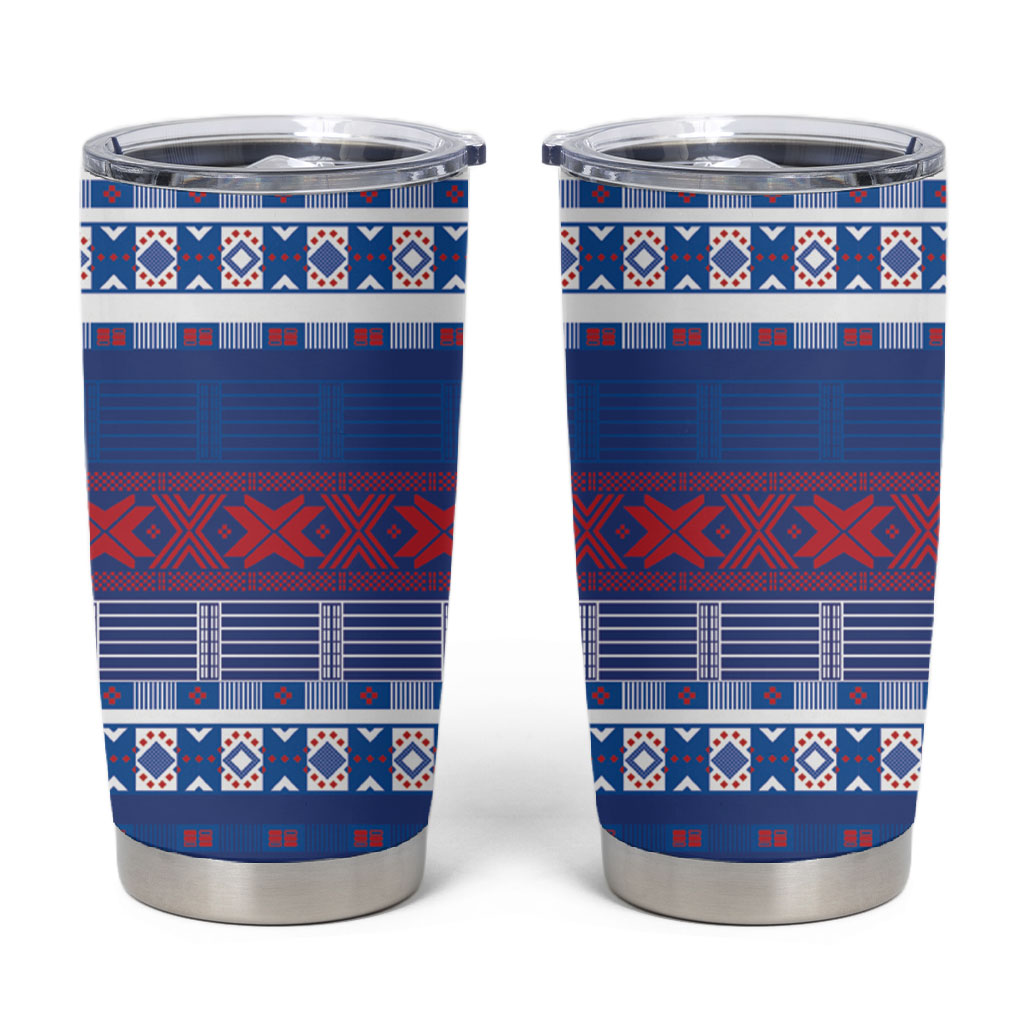 Pano De Terra Motifs Cabo Verde Tumbler Cup Flag Color
