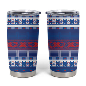Pano De Terra Motifs Cabo Verde Tumbler Cup Flag Color