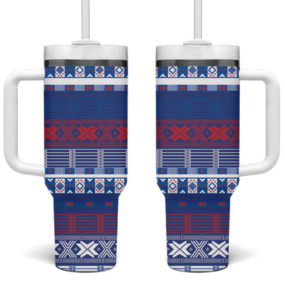 Pano De Terra Motifs Cabo Verde Tumbler With Handle Flag Color