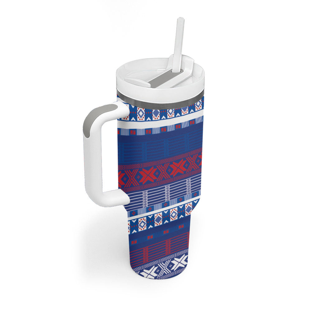 Pano De Terra Motifs Cabo Verde Tumbler With Handle Flag Color