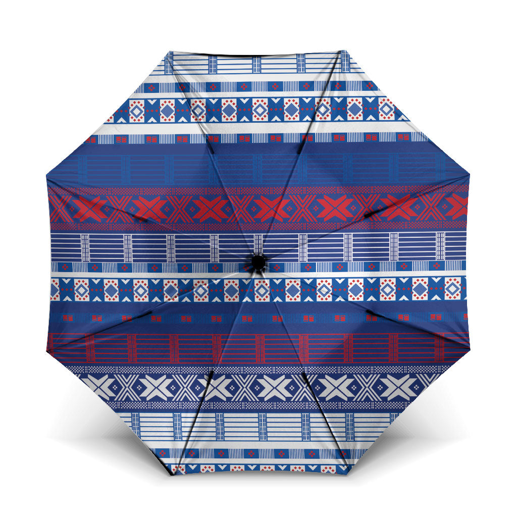 Pano De Terra Motifs Cabo Verde Umbrella Flag Color