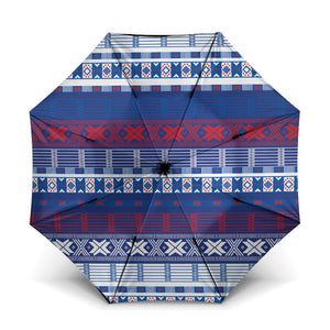 Pano De Terra Motifs Cabo Verde Umbrella Flag Color