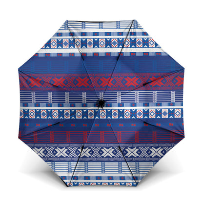 Pano De Terra Motifs Cabo Verde Umbrella Flag Color