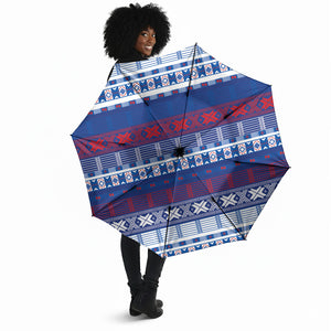 Pano De Terra Motifs Cabo Verde Umbrella Flag Color