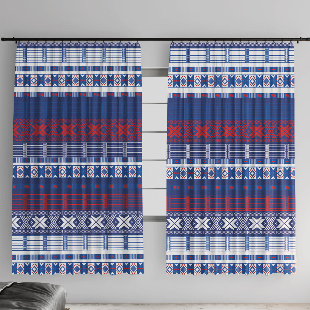 Pano De Terra Motifs Cabo Verde Window Curtain Flag Color