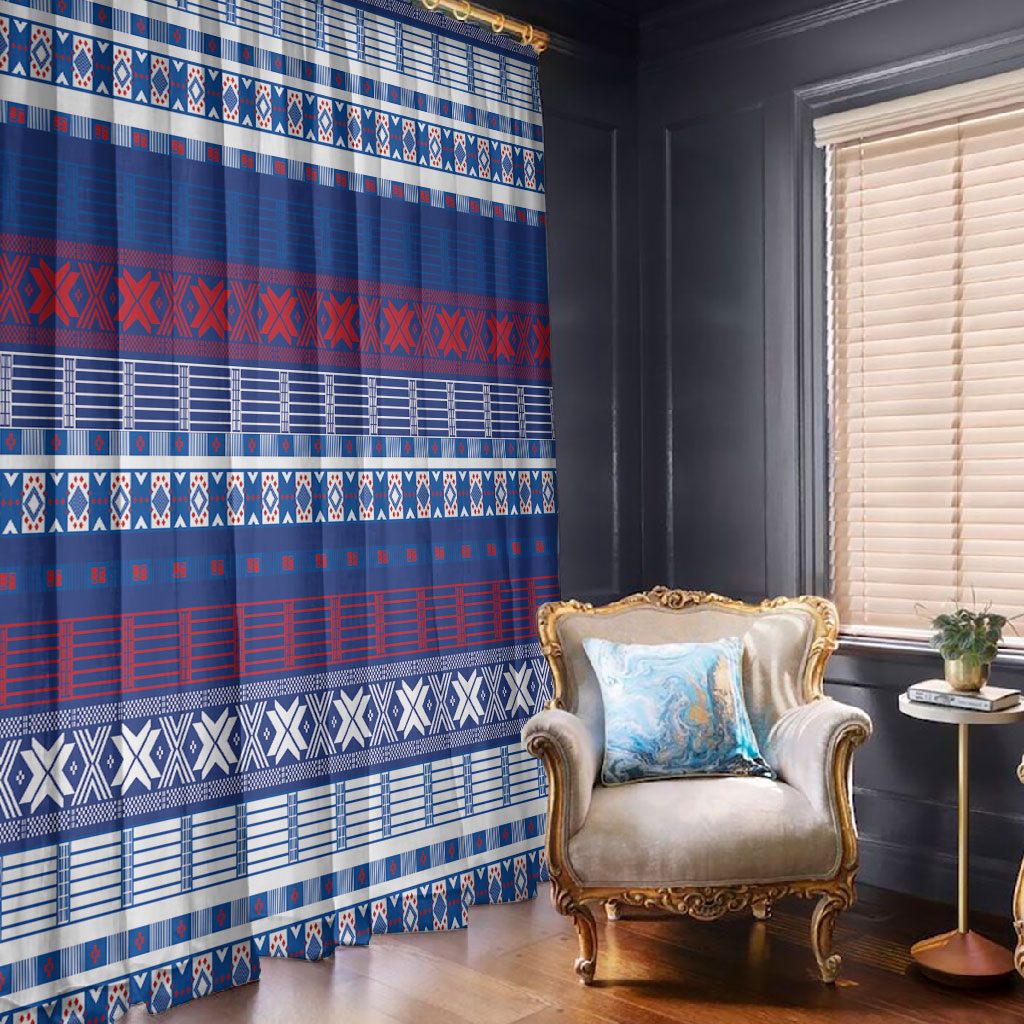 Pano De Terra Motifs Cabo Verde Window Curtain Flag Color