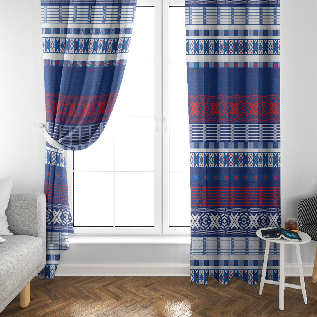 Pano De Terra Motifs Cabo Verde Window Curtain Flag Color