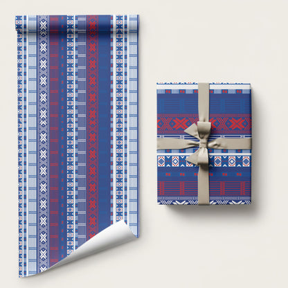 Pano De Terra Motifs Cabo Verde Wrapping Paper Flag Color
