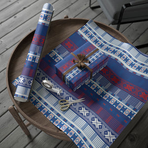 Pano De Terra Motifs Cabo Verde Wrapping Paper Flag Color
