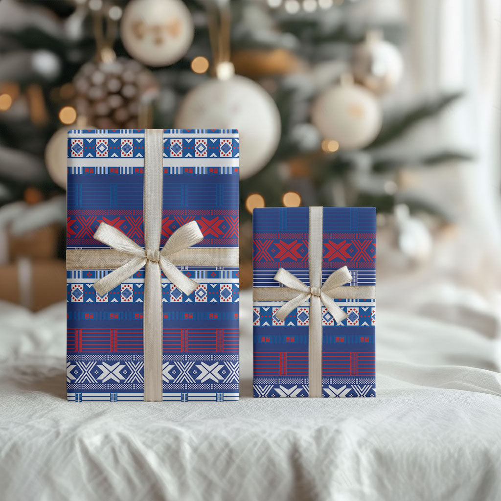 Pano De Terra Motifs Cabo Verde Wrapping Paper Flag Color
