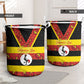Uganda Independence Day Laundry Basket Ugandan Kitenge African Pattern