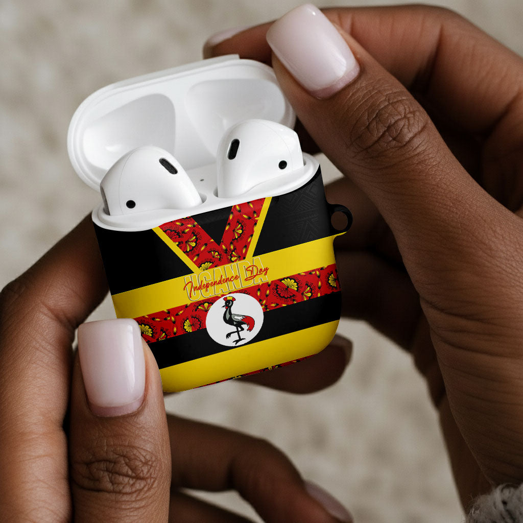 Uganda Independence Day AirPods Case Ugandan Kitenge African Pattern