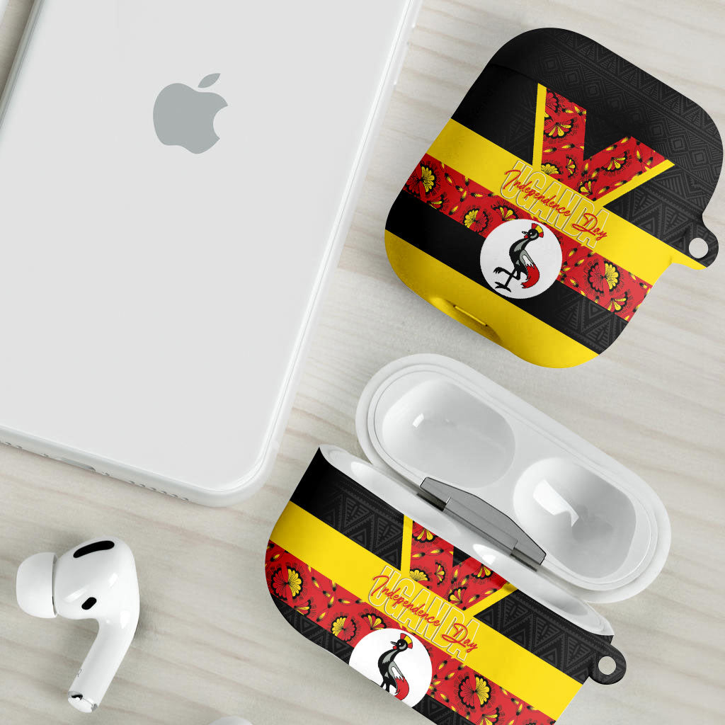 Uganda Independence Day AirPods Case Ugandan Kitenge African Pattern