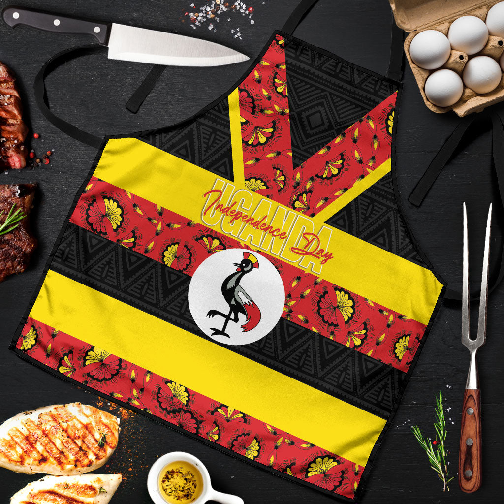Uganda Independence Day Apron Ugandan Kitenge African Pattern
