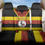 Uganda Independence Day Back Car Seat Cover Ugandan Kitenge African Pattern