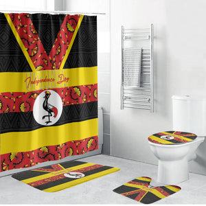 Uganda Independence Day Bathroom Set Ugandan Kitenge African Pattern