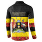 Personalized Uganda Independence Day Button Sweatshirt Ugandan Kitenge African Pattern