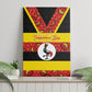 Uganda Independence Day Canvas Wall Art Ugandan Kitenge African Pattern
