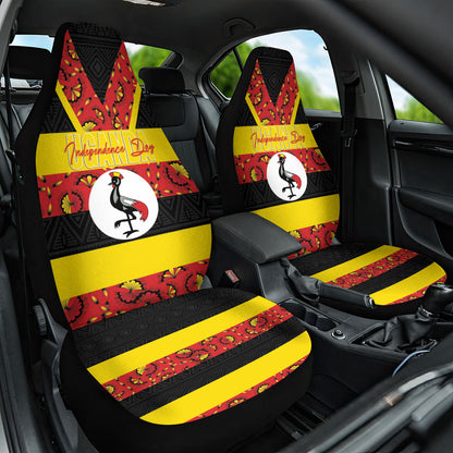 Uganda Independence Day Car Seat Cover Ugandan Kitenge African Pattern