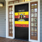 Personalized Uganda Independence Day Door Cover Ugandan Kitenge African Pattern