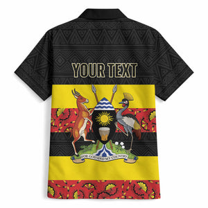 Personalized Uganda Independence Day Hawaiian Shirt Ugandan Kitenge African Pattern