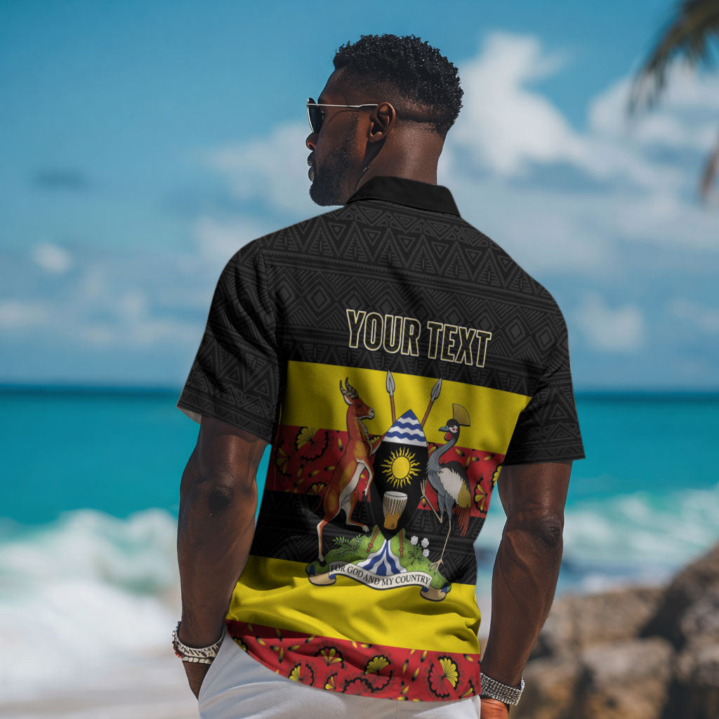 Personalized Uganda Independence Day Hawaiian Shirt Ugandan Kitenge African Pattern