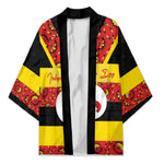 Personalized Uganda Independence Day Kimono Ugandan Kitenge African Pattern