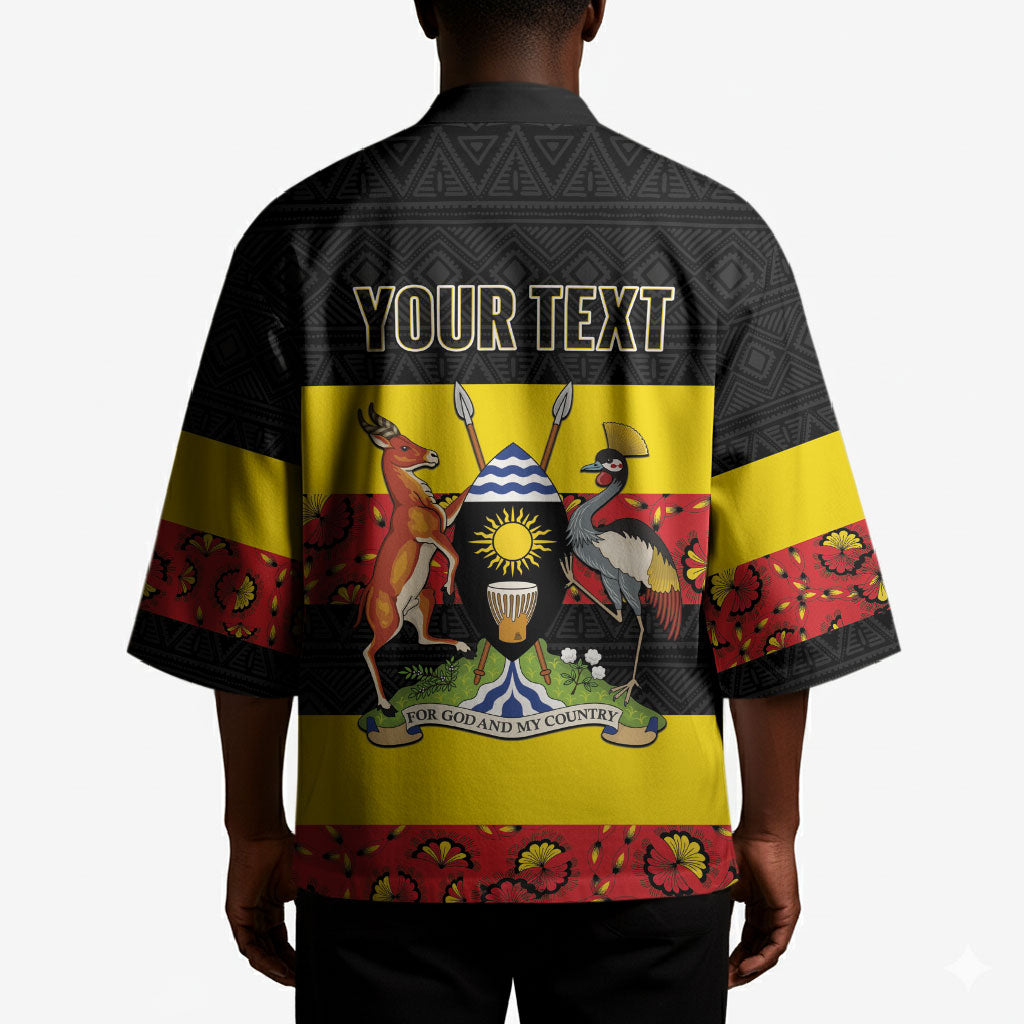 Personalized Uganda Independence Day Kimono Ugandan Kitenge African Pattern