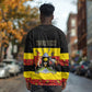 Personalized Uganda Independence Day Long Sleeve Shirt Ugandan Kitenge African Pattern