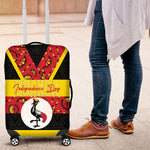 Uganda Independence Day Luggage Cover Ugandan Kitenge African Pattern