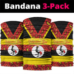 Uganda Independence Day Neck Gaiter Ugandan Kitenge African Pattern