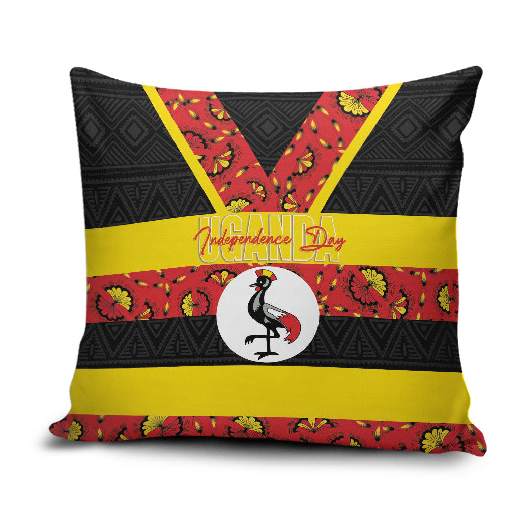Uganda Independence Day Pillow Cover Ugandan Kitenge African Pattern