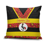 Uganda Independence Day Pillow Cover Ugandan Kitenge African Pattern