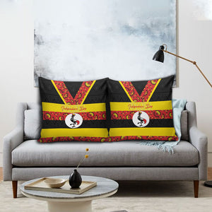 Uganda Independence Day Pillow Cover Ugandan Kitenge African Pattern