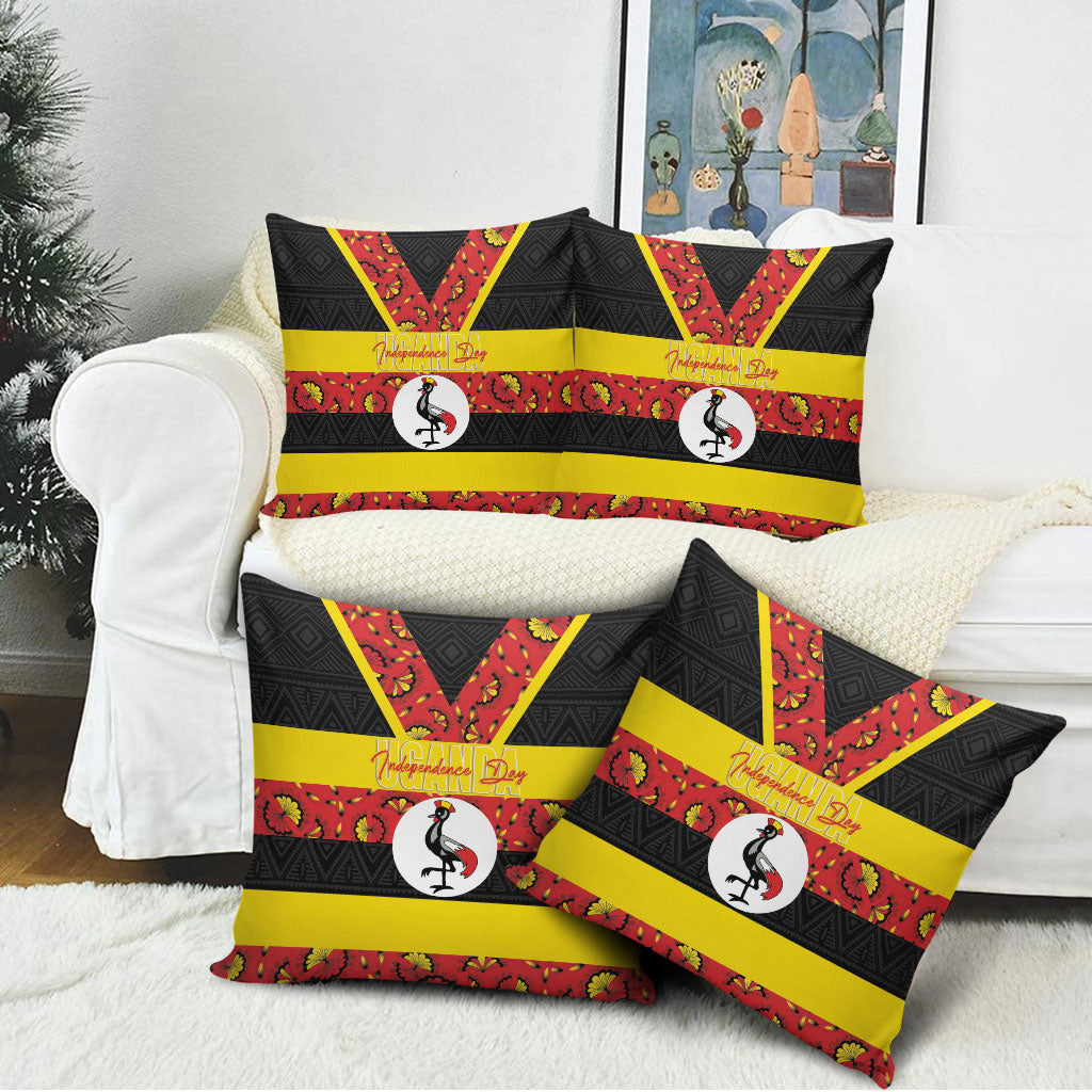 Uganda Independence Day Pillow Cover Ugandan Kitenge African Pattern
